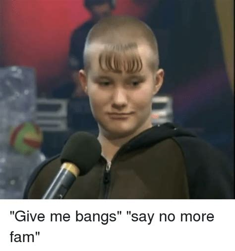 bang meme|girl with bangs meme.